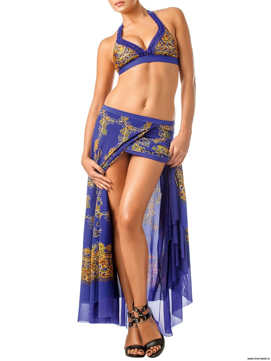 Пляжная юбка-брюки 