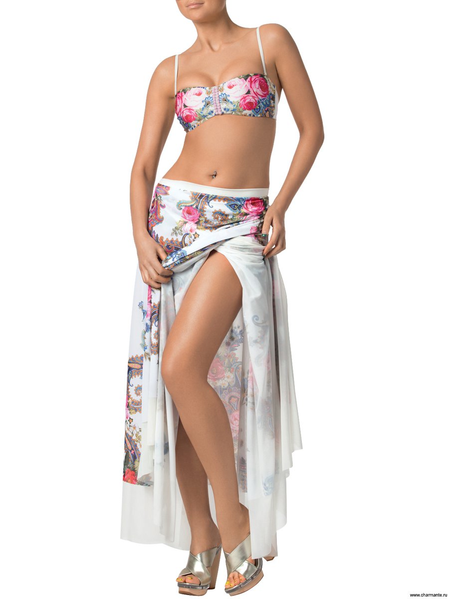 Пляжная юбка-брюки 