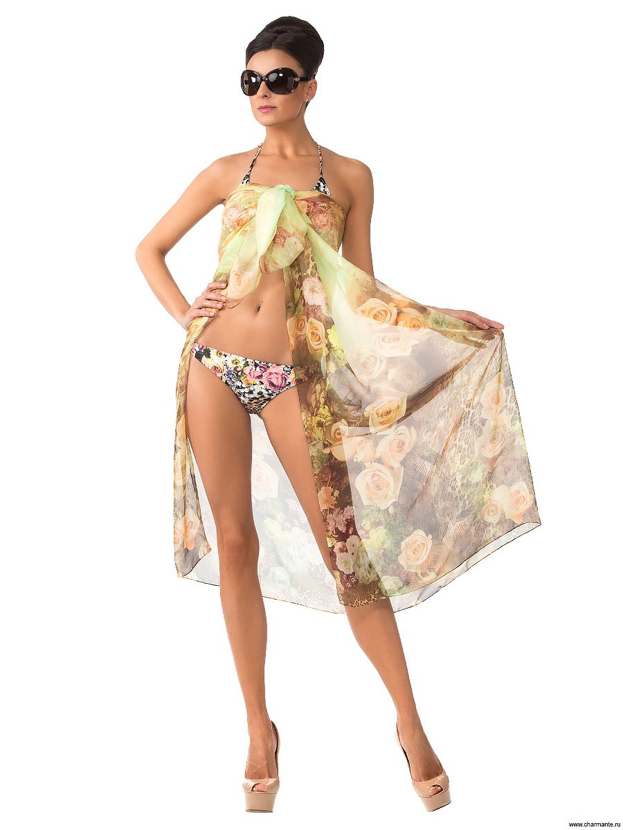 Элегантное парео Marine Goa купить со скидкой в секс шопе  Женское белье, одежда  Пляжная одежда